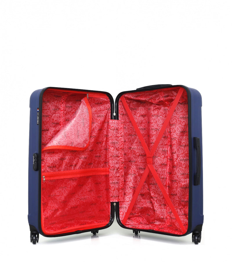 INFINITIF - Valise Grand Format ABS LUTON 4 Roues 75 cm