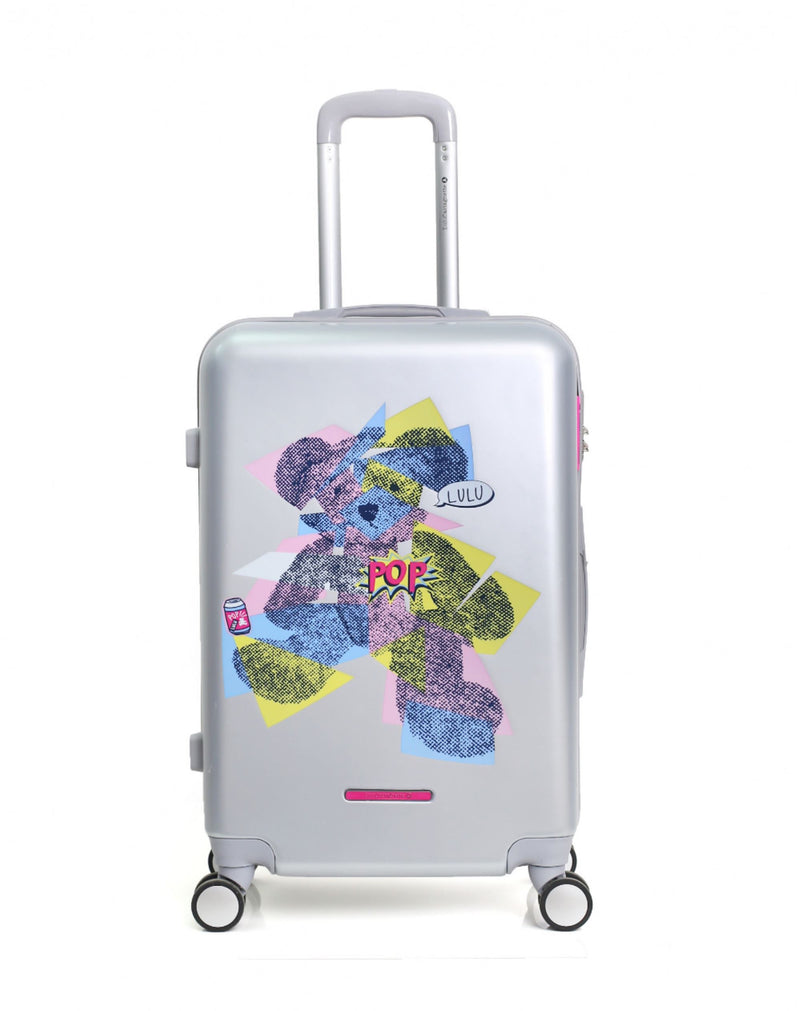 LULU CASTAGNETTE  - Valise Grand Format ABS/PC OURS POP 4 Roues 75 cm