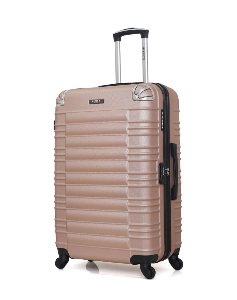 BLUESTAR - Valise Grand Format ABS LIMA 4 Roues 75 cm