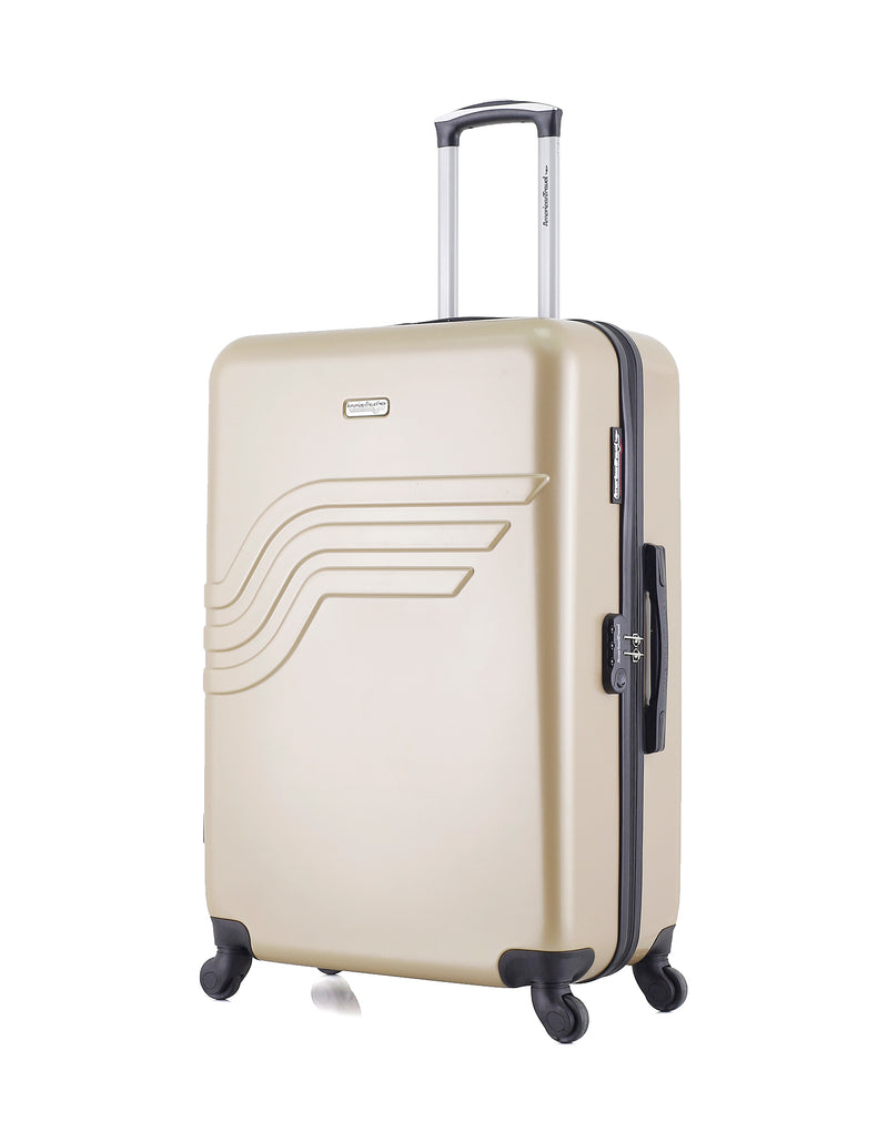 AMERICAN TRAVEL - Valise Grand Format ABS/PC DETROIT 4 Roues 75 cm