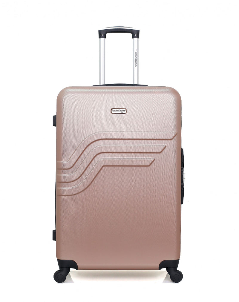 AMERICAN TRAVEL - Valise Grand Format ABS QUEENS 4 Roues 75 cm