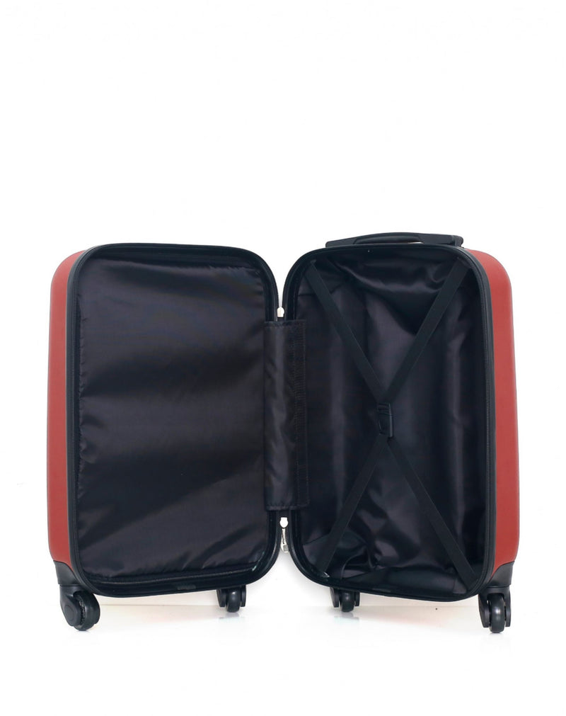 AMERICAN TRAVEL - Valise Cabine ABS SPRINGFIELD-E 4 Roues 50 cm