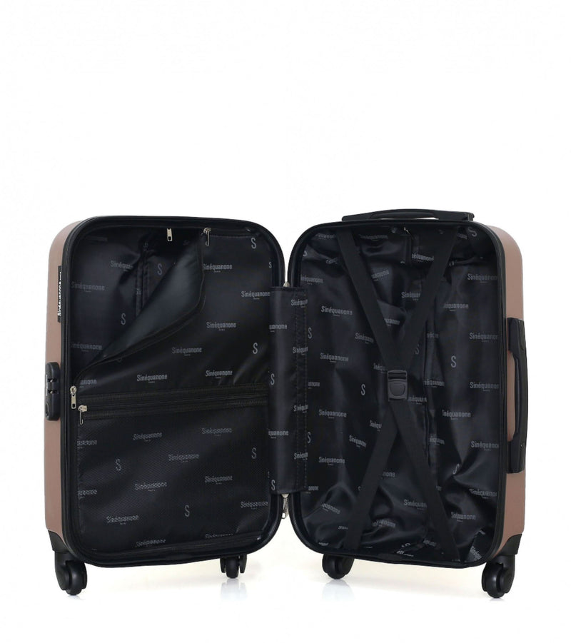 SINEQUANONE - Valise Cabine ABS OLYMPE 4 Roues 55 cm