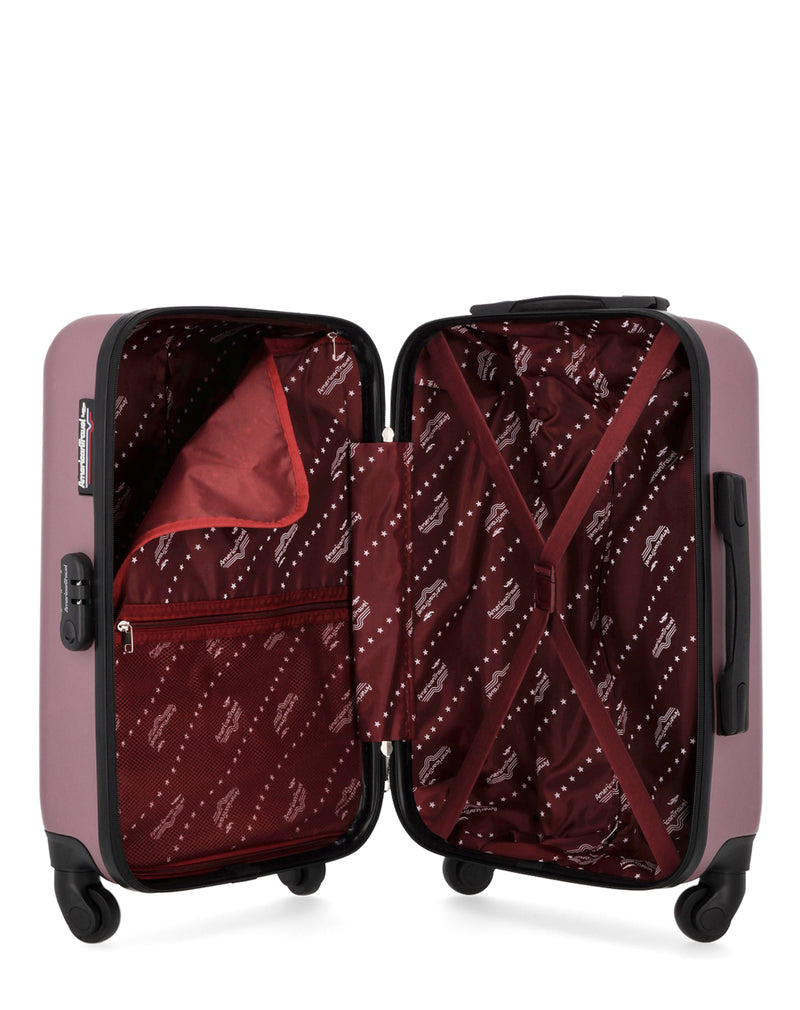 AMERICAN TRAVEL - Valise Cabine ABS BRONX 4 Roues 55 cm