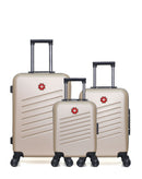 SWISS KOPPER - LOT DE 3 - Valise Week-end, Valise Cabine et Valise Cabine XXS ZURICH