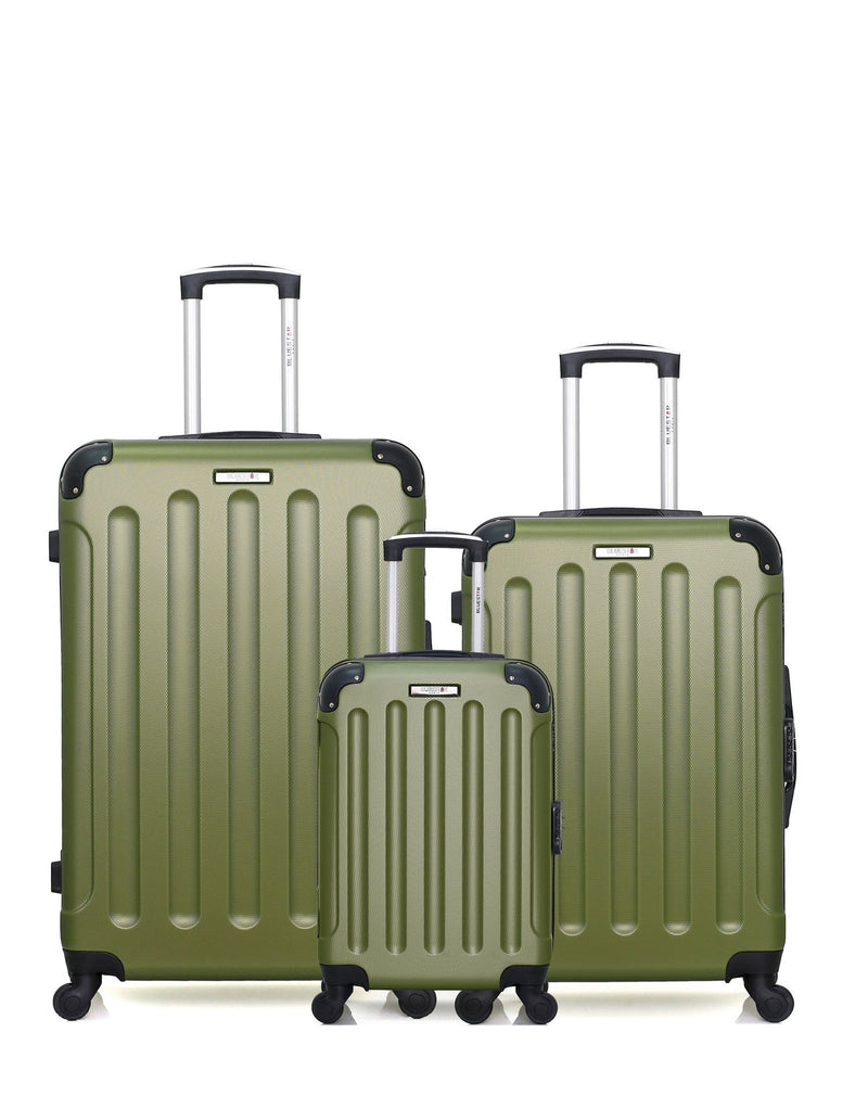 BLUESTAR - LOT DE 3 - Valises grand format, weekend et cabine XXS MADRID
