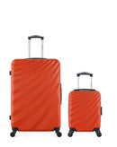 WAVE PARIS - LOT DE 2 - Valises grand format et cabine XXS DANUBE