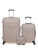 AMERICAN TRAVEL - LOT DE 3 - Valises grand format, cabine et vanity CHELSEA