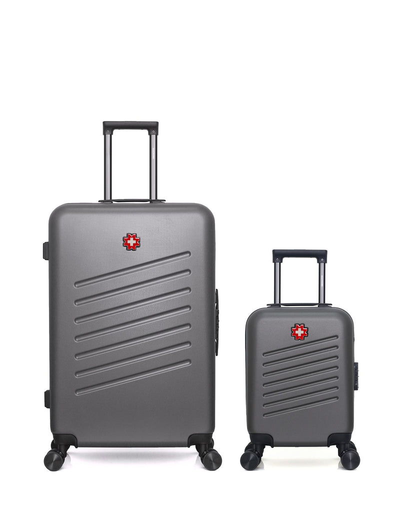 SWISS KOPPER - LOT DE 2 - Valises grand format et cabine XXS ZURICH