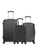 AMERICAN TRAVEL - Lot de 3 - Valises weekend, cabine et cabine XXS BUDAPEST