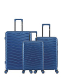 Lot de 3 Valises Rigides Grand Format, Taille Moyenne et Cabine SEATTLE