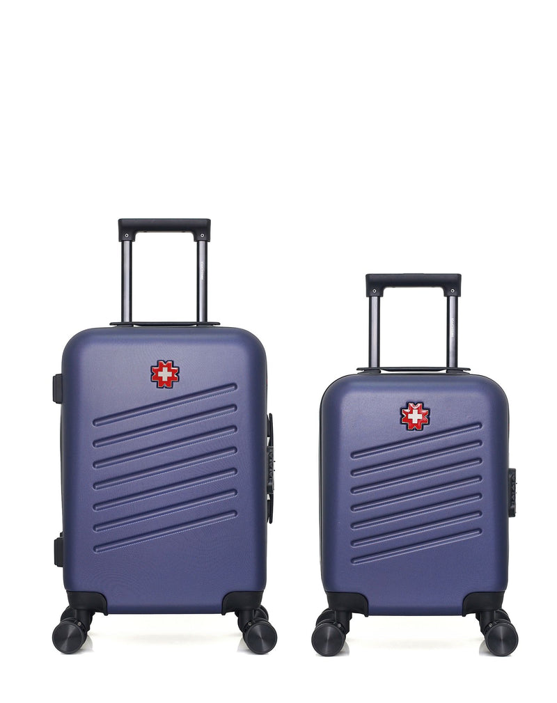 SWISS KOPPER - LOT DE 2 - Valises cabine et cabine XXS ZURICH