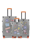 Lot de 3 Valises Rigides Grand Format, Taille Moyenne et Cabine XS LUGERS