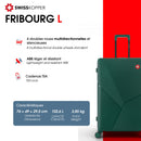 Lot de 3 Valises Rigides Grand Format, Taille Moyenne et Cabine XS FRIBOURG