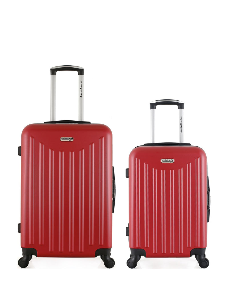 AMERICAN TRAVEL - Lot de 2 - Valises weekend et cabine BROOKLYN