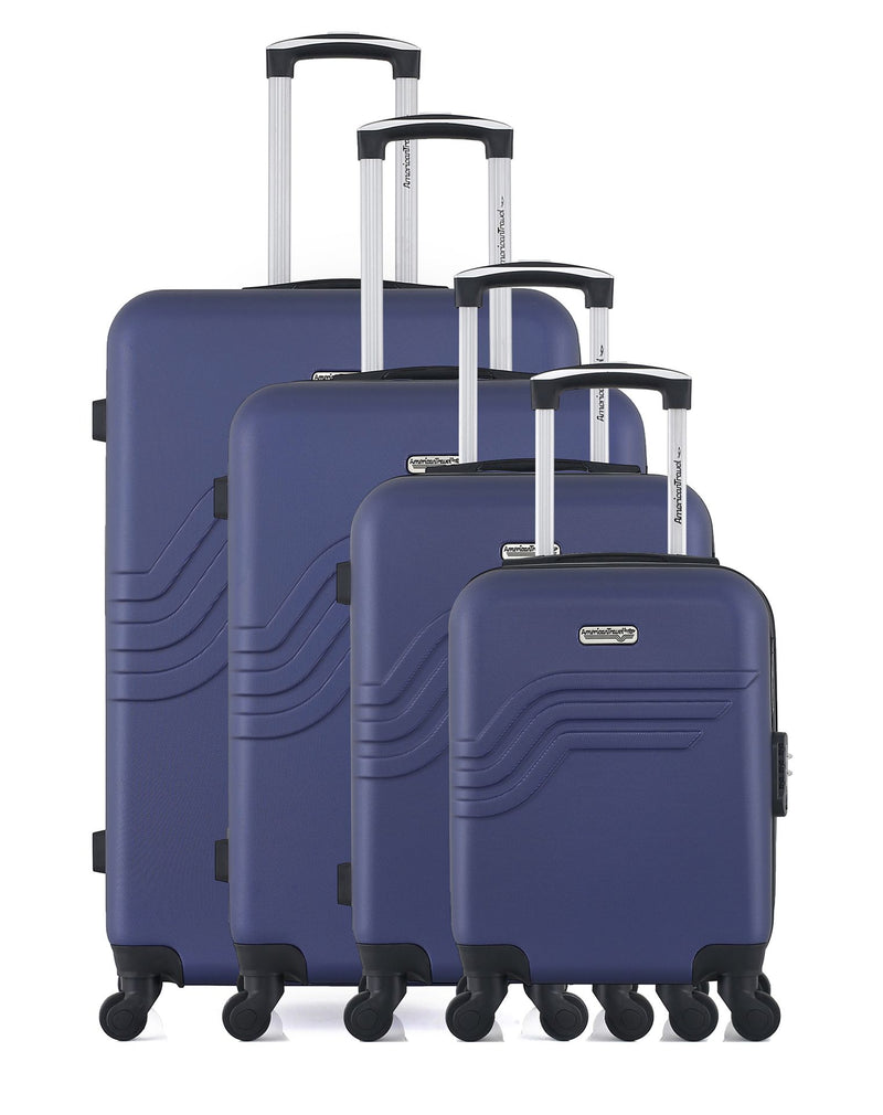 AMERICAN TRAVEL - SET DE 4 ABS QUEENS-M 4 Roues