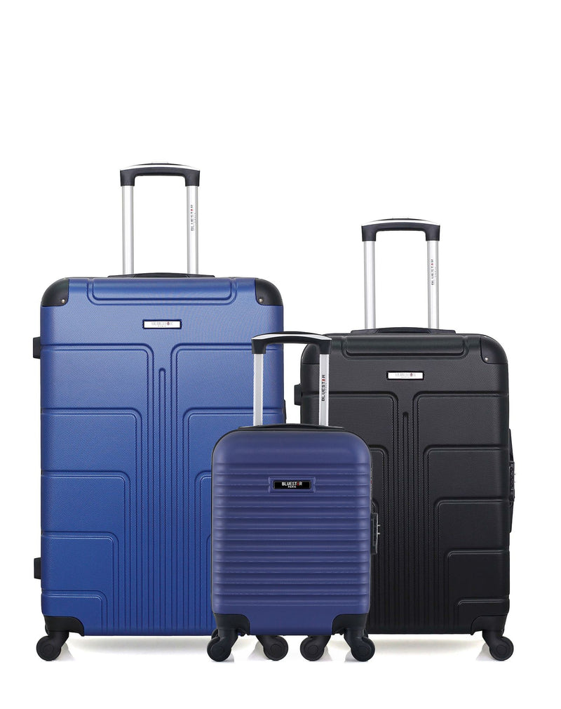 BLUESTAR  -  Lot de 3  -  Valises grand format OTTAWA , weekend OTTAWA et cabine XXS BRAZILIA