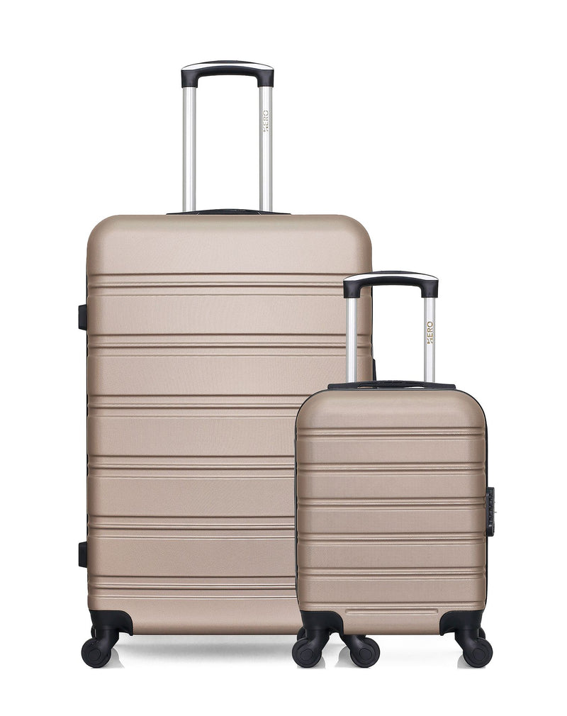 HERO -  Lot de 2 - Valise grand format et valise cabine XXS RENOSO