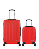 AMERICAN TRAVEL - LOT DE 2 - Valises weekend et cabine XXS BRONX