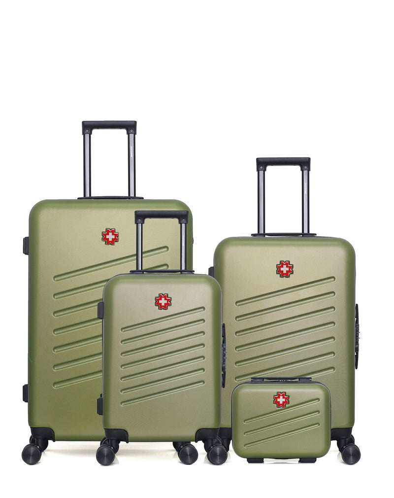 SWISS KOPPER - LOT DE 4 - Valises grand format, weekend, cabine et vanity ZURICH