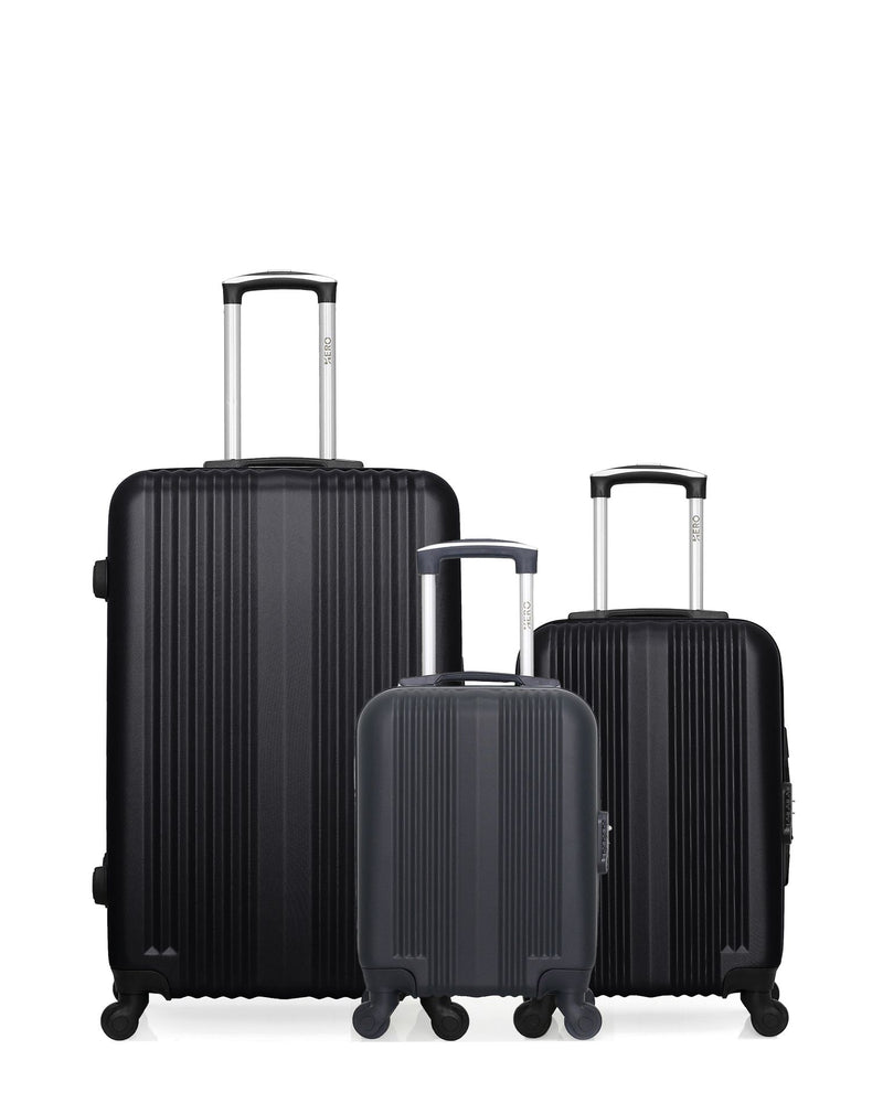 HERO - LOT DE 3 - Valises grand format, cabine et cabine XXS LIPARI