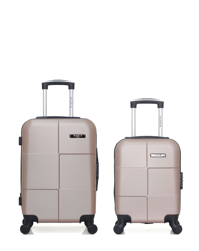 BLUESTAR - LOT DE 2 - Valises cabine et cabine XXS MIAMI