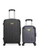 LPB LUGGAGE - Lot de 2 - Valises weekend et cabine XXS MARIANNE