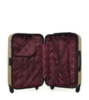 AMERICAN TRAVEL - Lot de 3 - Valises grand format BROOKLYN, weekend SPRINGFIELD et cabine XXS SPRINGFIELD