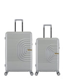 Lot de 2 Valises Rigides Grand Format et Taille Moyenne CELIA