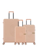 Lot de 3 Valises Rigides Grand Format, Cabine et Cabine XS CELIA