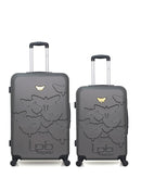 LPB LUGGAGE - LOT DE 2 - Valises grand format et weekend AELYS