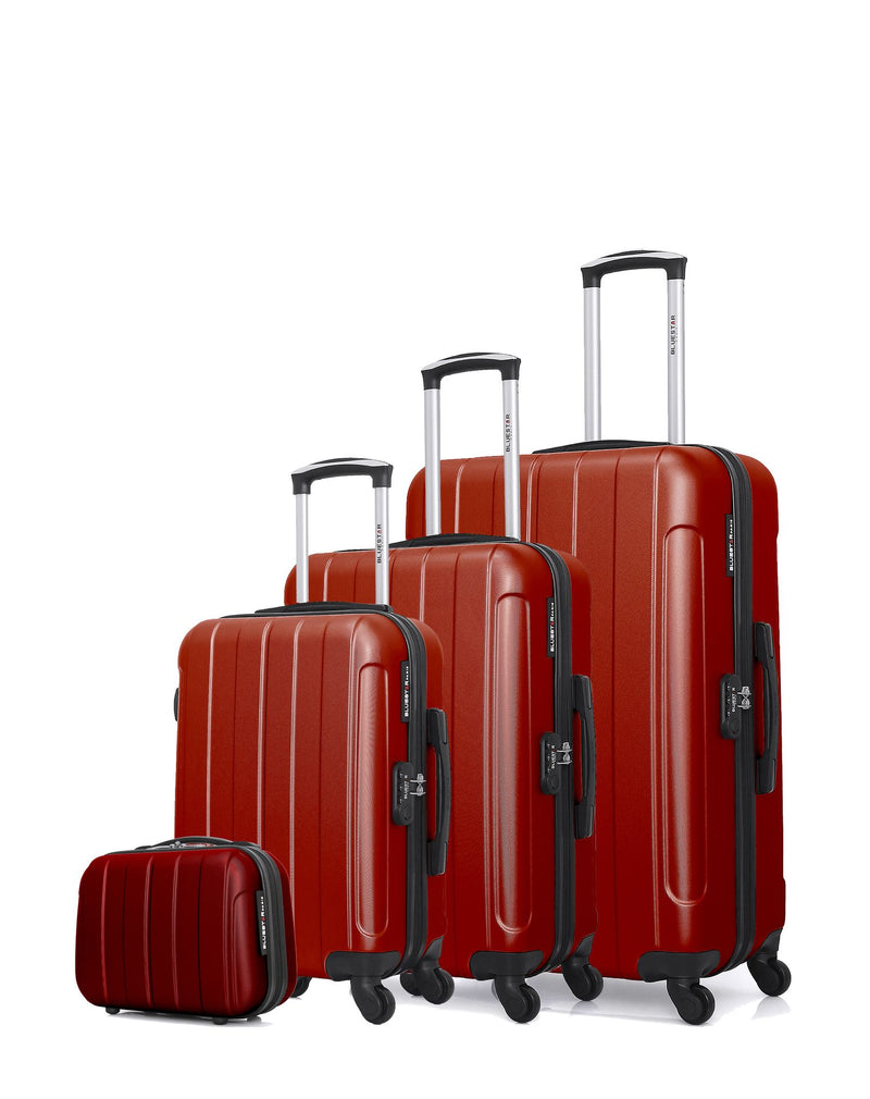 BLUESTAR - Set de 4 Valises NAPOLI-C 75 cm 4 Roues