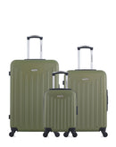 AMERICAN TRAVEL - LOT DE 3 - Valises grand format, weekend et cabine XXS BROOKLYN