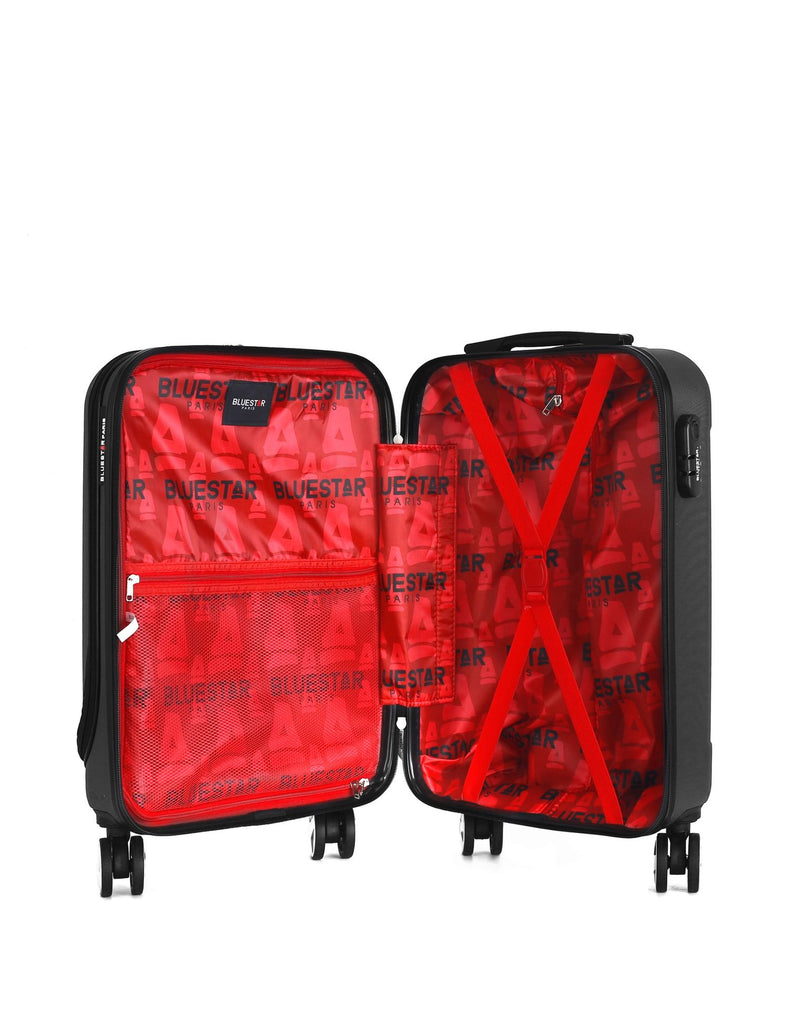 BLUESTAR - Valise Cabine BALTIMORE 55 cm 4 Roues