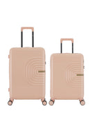 Lot de 2 Valises Rigides Taille Moyenne et Cabine CELIA
