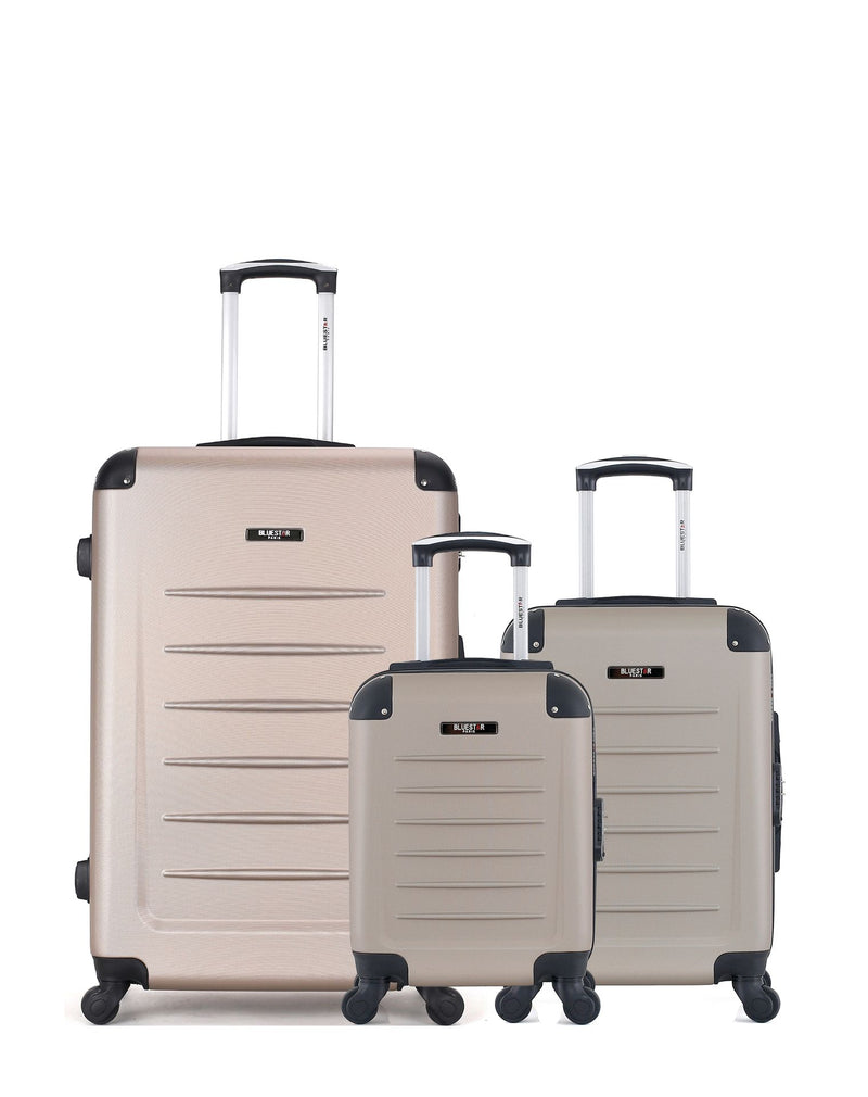 BLUESTAR - LOT DE 3 - Valises grand format, cabine et cabine XXS OPERA