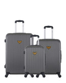LPB LUGGAGE - LOT DE 3 - Valises grand format, weekend et cabine AGATA