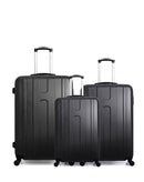 Lot de 3 Valises Rigides Grand Format, Taille Moyenne et Cabine ATLANTA