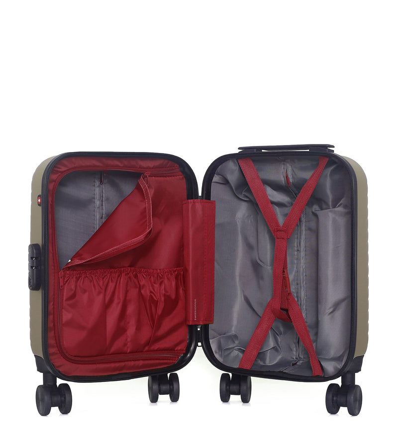 SWISS KOPPER  -  Lot de 4  -  Valises grand format RUTI , weekend AIGLE , cabine XXS SPIEZ et vanity ZURICH-K