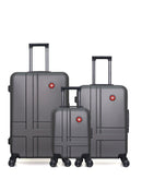 SWISS KOPPER - LOT DE 3 - Valise Grand Format, Valise Week-end et Valise Cabine XXS USTER