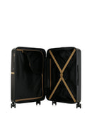 Lot de 3 Valises Rigides Taille Moyenne, Cabine et Cabine XS CELIA