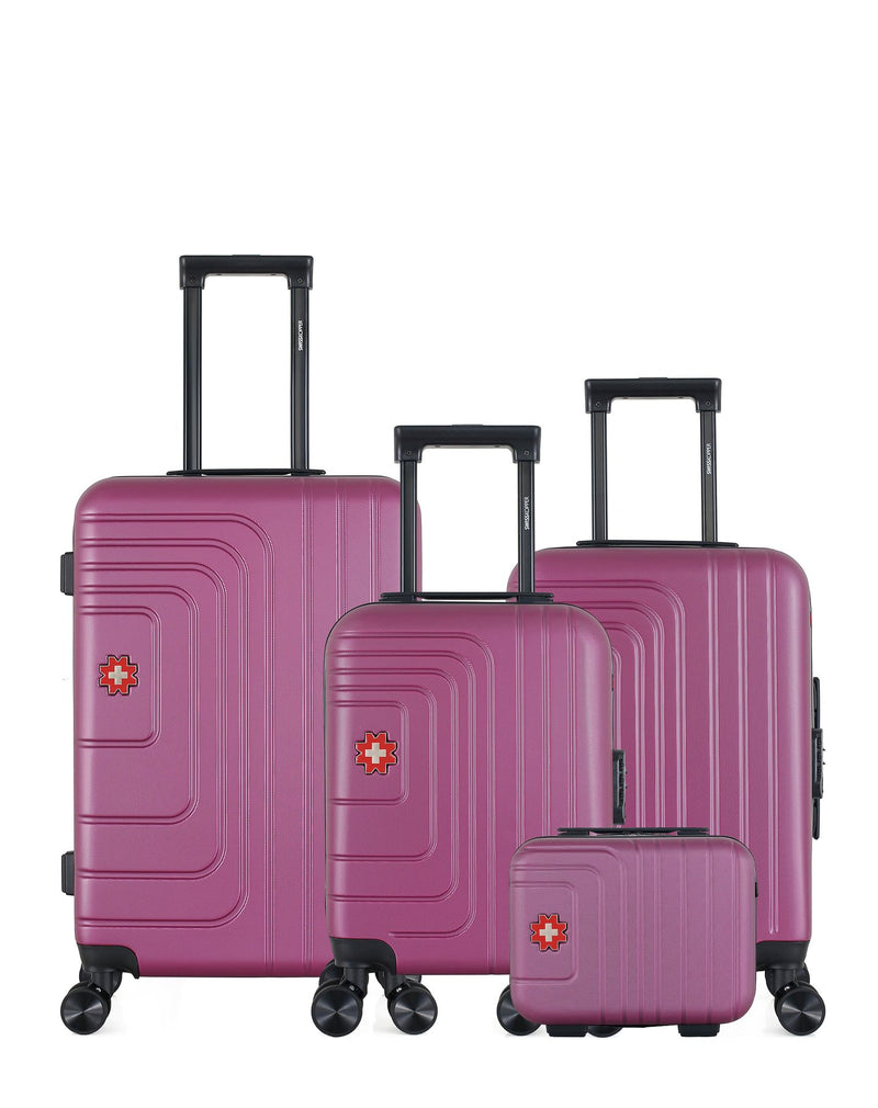 SWISS KOPPER - Lot de 4 - Valises weekend, cabine, cabine XXS et vanity RUTI