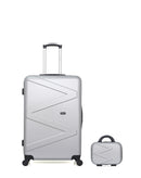 WAVE PARIS - Lot de 2 - Valises Grand Format et Vanity AMAZONE