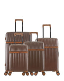Lot de 4 Valises Rigides Grand Format, Taille Moyenne, Cabine et Cabine XS ZERMATT