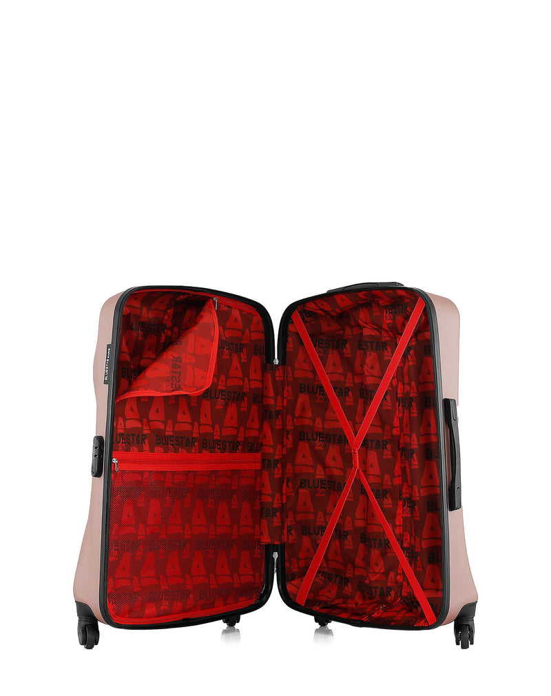 BLUESTAR - Set de 3 Valises GARIBALDI 75 cm 4 Roues