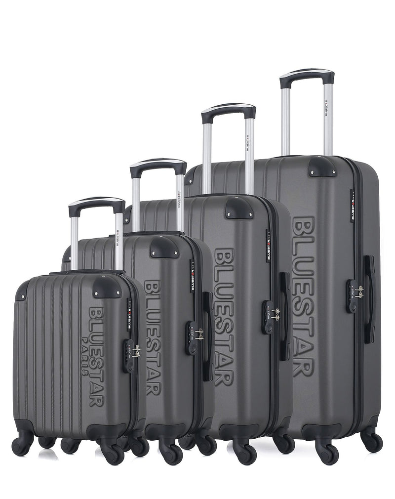 BLUESTAR - Set de 4 Valises BUCAREST-M 75 cm 4 Roues