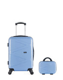 WAVE PARIS - Lot de 2 - Valises Cabine et Vanity AMAZONE