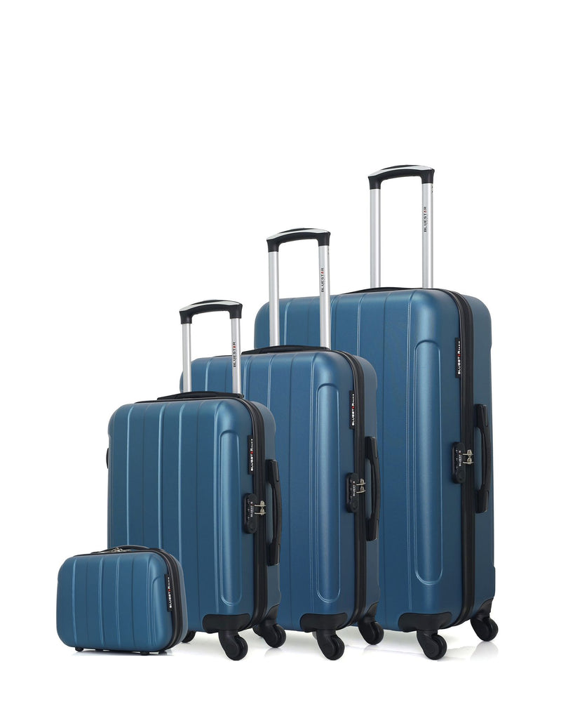 BLUESTAR - Set de 4 Valises NAPOLI-C 75 cm 4 Roues