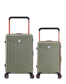 Lot de 2 Valises Rigides Taille Moyenne et Cabine NORTH BEACH