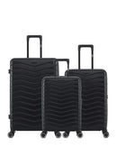 Lot de 3 Valises Rigides Grand Format, Taille Moyenne et Cabine SEATTLE